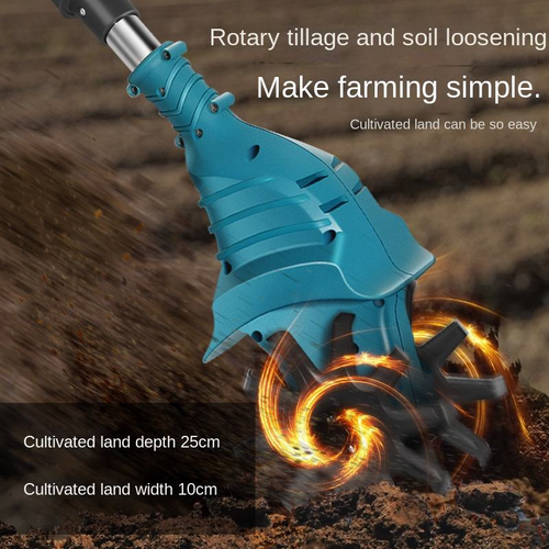 ⚡ Cordless Electric Tiller | High-Powered Soil