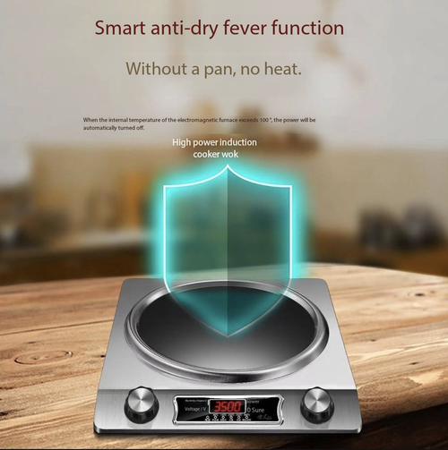Commercial Electric Pattern Cooking 3500W Touch Control Stove Heating Radiant Infrared Cooker Induction Cooker Parts