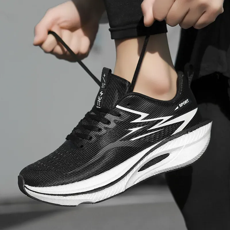 Men's Fashion Lightweight Casual Shoes, Soft Comfortable Lining, Light Cushioning, Strong Grip Sole, Ideal for Running and Daily Wear, Colorblock Sporty Running Shoes