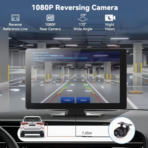 7-Inch Car Multimedia Player with HD Touchscreen