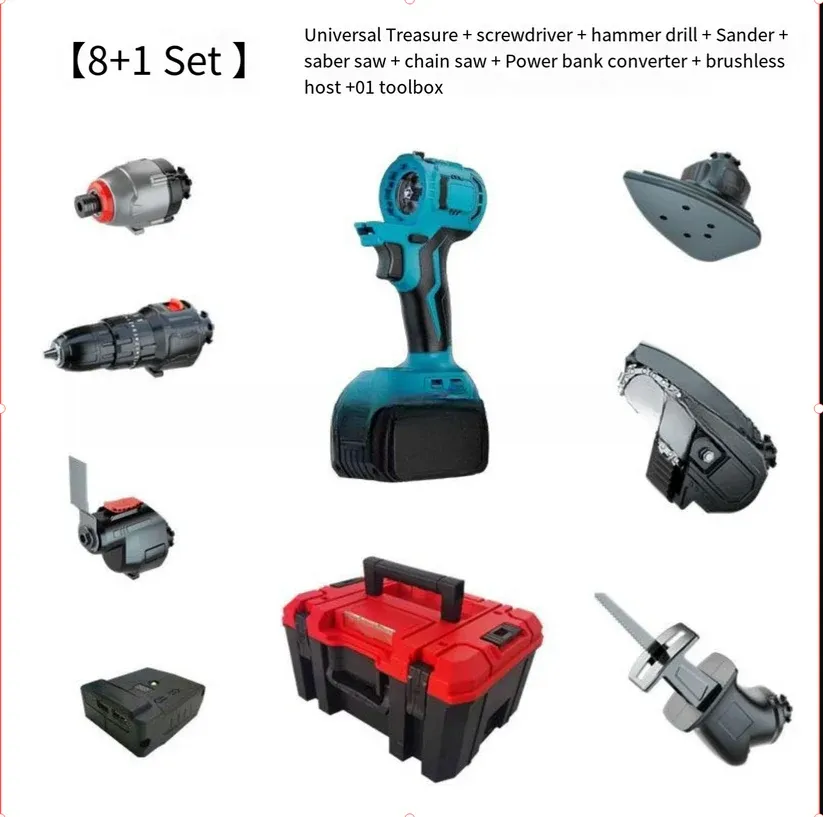 Power Tool Kit. 8-in-1