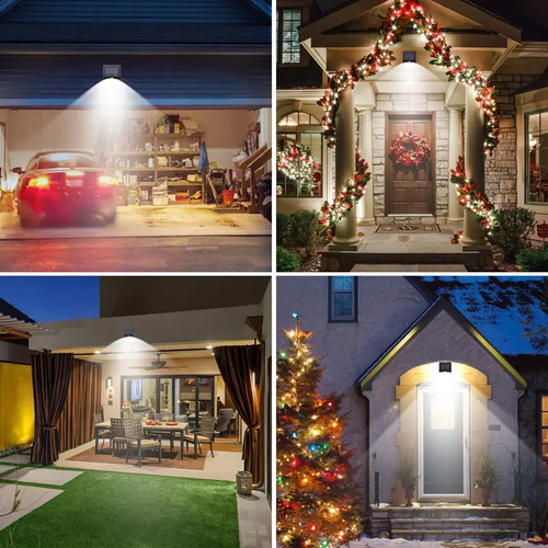 Solar Outdoor Motion Sensor LED Wall Light, Outdoor Garden Light