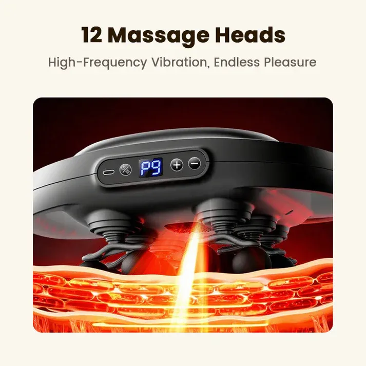 16-Head Muscle Massager – Deep tissue relief, automatic kneading.