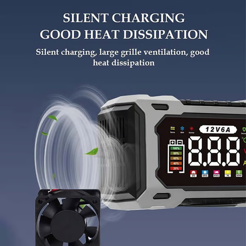 ⚡ Automatic Battery Charger & Maintainer – Keep Your Car Ready Anytime