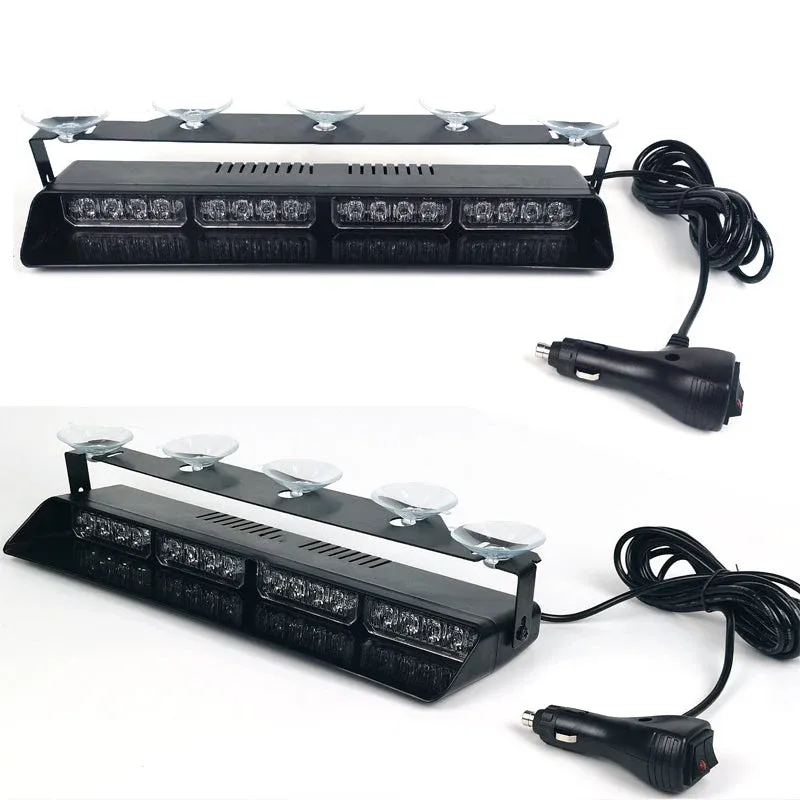 Windshield Suction Cup Strobe Warning Light for Vehicles