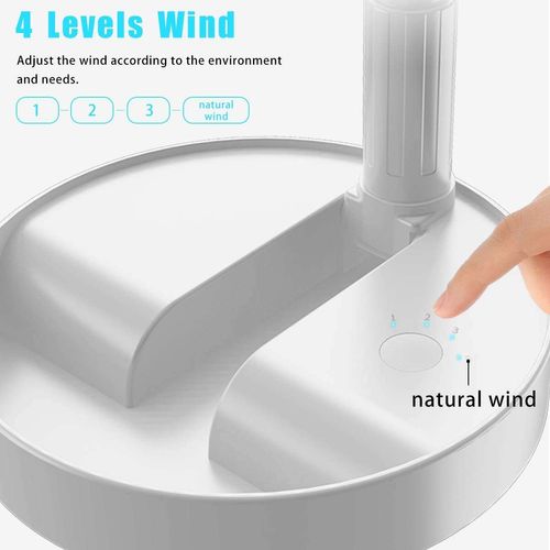 Type-C Rechargeable Portable Folding Remote Control Fan