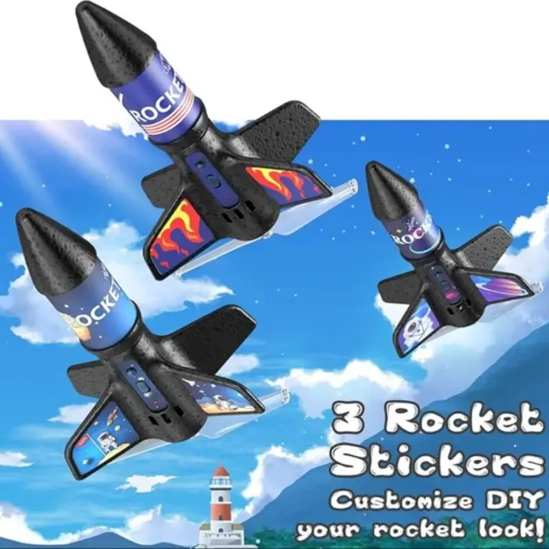 Electric rocket launcher toy