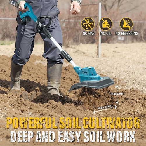 Electric Rotary Planter Seeder Machine for Gardening Cultivator Tool