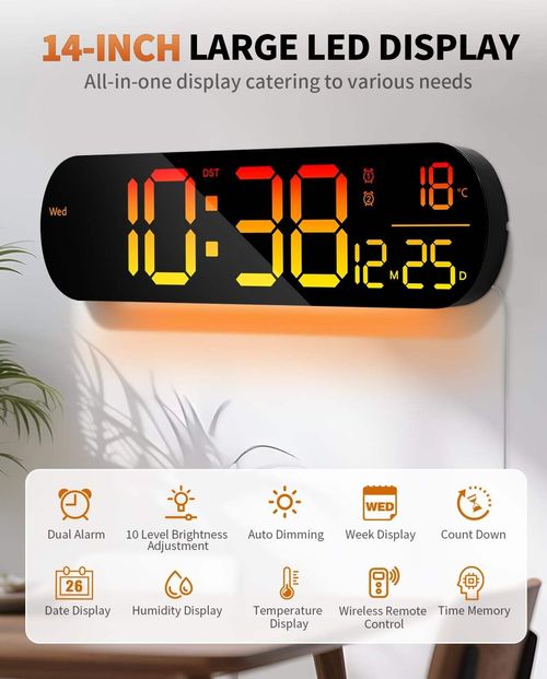 Hot Sale Digital Wall Clock