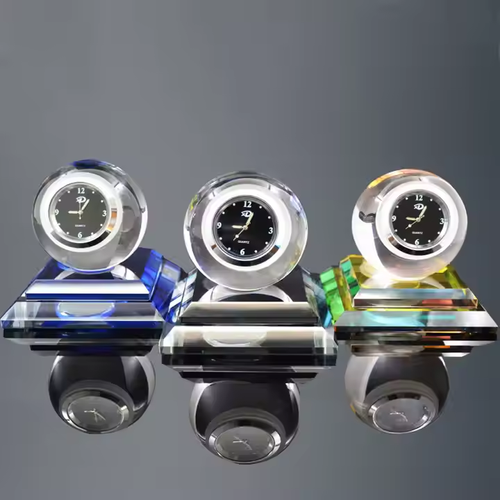 Crystal Ball Clock Car Interior Decoration Crystal Ball Clock Car Votive Perfume Holder