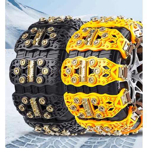 🚗 10PCS Universal Anti-Slip Tire Chains – Easy-Install Traction Chains for Mud, Sand & Off-Road Driving