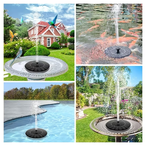 ☀️💦✨ SOLAR FLOATING WATER FOUNTAIN LAMP