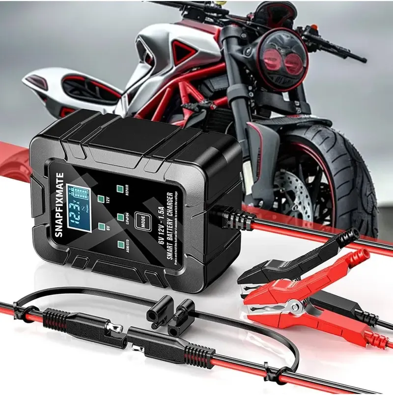 Smart Trickle Battery Charger and Maintainer(1.5A 6-12V)