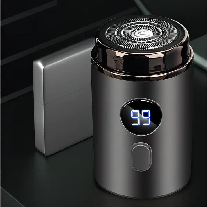 Powerful Mini Electric Shaver with Digital Display