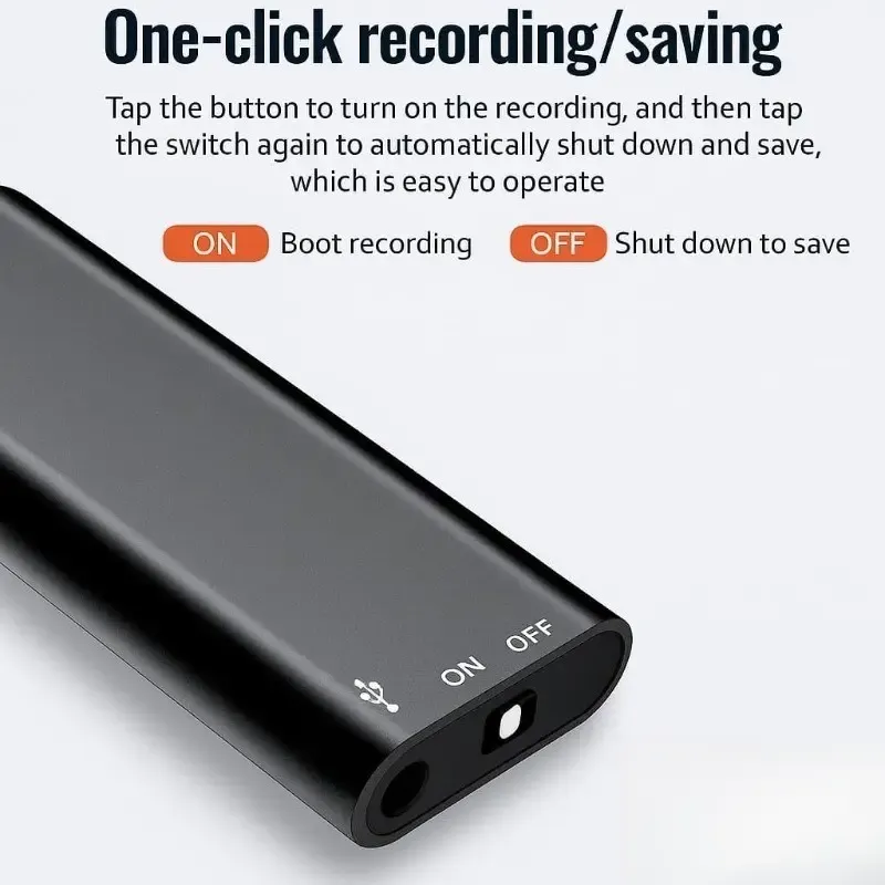 Professional Voice-Activated Digital Recorder, 8GB HD