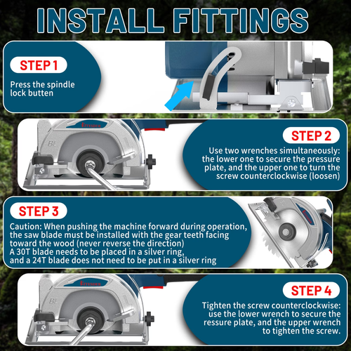 🔥 5 Brushless Cordless Circular Saw – 6900RPM High-Speed Cutting Tool with Battery   Charger