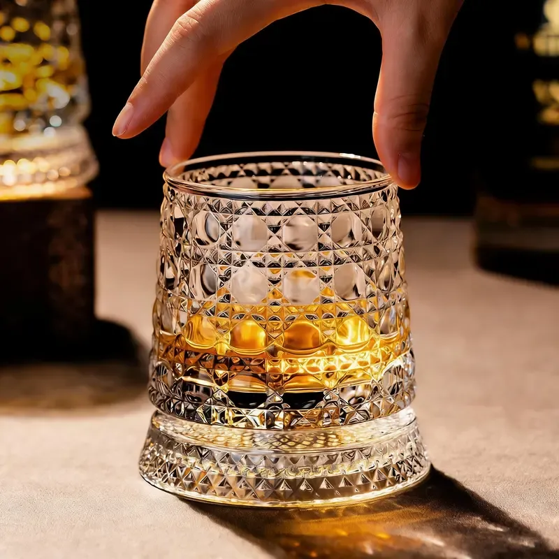 🔥360° rotating crystal wine glass🥃