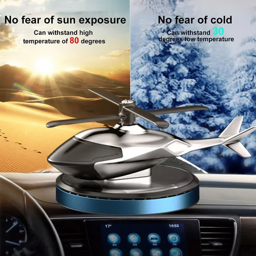 Metal solar helicopter air freshener v2.0