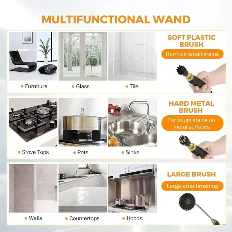 🔥Hot Sale🔥2500W Handheld High-Temperature Pressurized Steam Cleaner