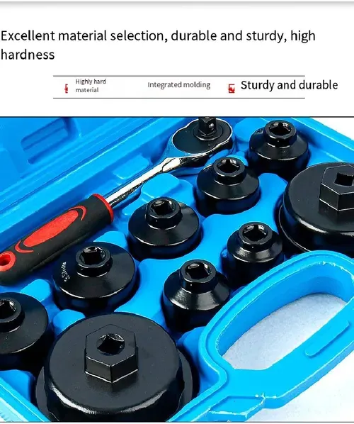 Oil filter wrench set (10-piece kit)