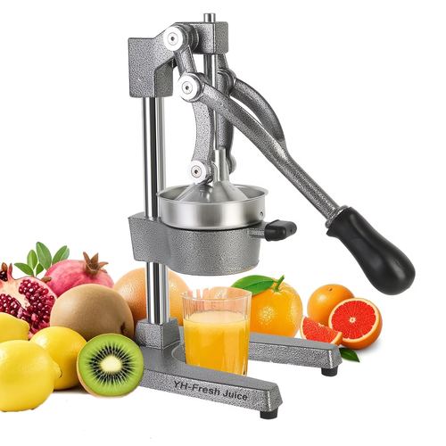 Heavy-Duty Cast Iron Manual Juicer – Powerful Hand Press Juice Extractor