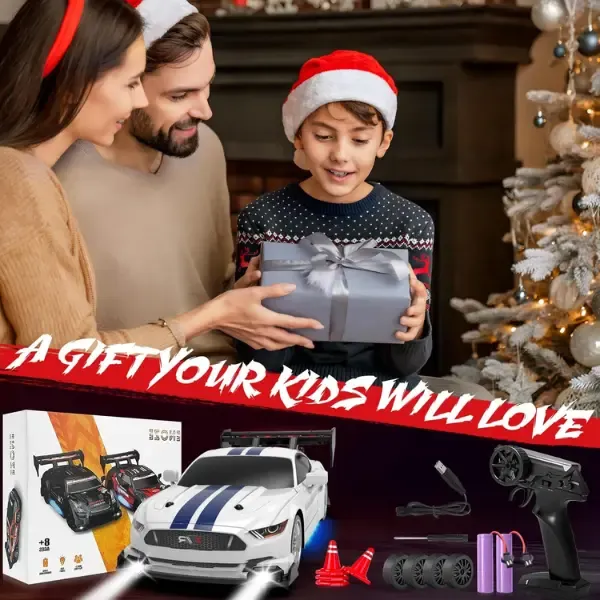 Electric remote-controlled drift car, high-speed racing car