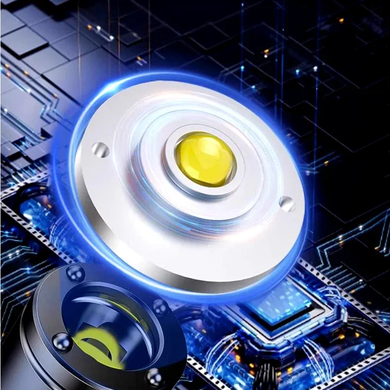 Rechargeable and Magnetic Mini Keychain Flashlight