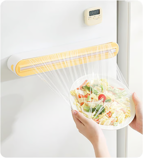 Magnetic Wrap Dispenser with Cutter