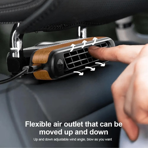 USB Powered Cord Portable Car Seat Cooling Fan