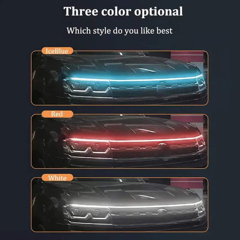 Sleek LED Hood Light – Light Up Your Ride in Style!