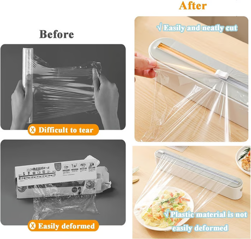 Magnetic Wrap Dispenser with Cutter