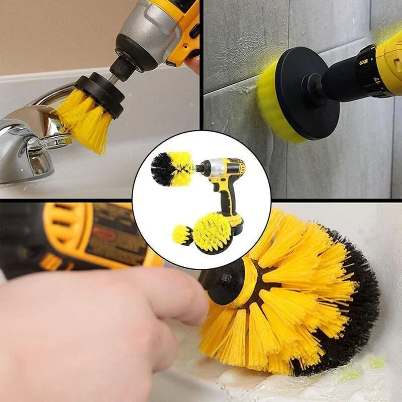 5 Pack Drill Brush Attachments Set