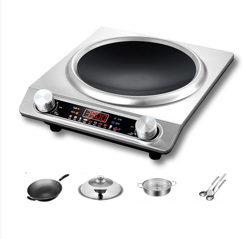 Commercial Electric Pattern Cooking 3500W Touch Control Stove Heating Radiant Infrared Cooker Induction Cooker Parts