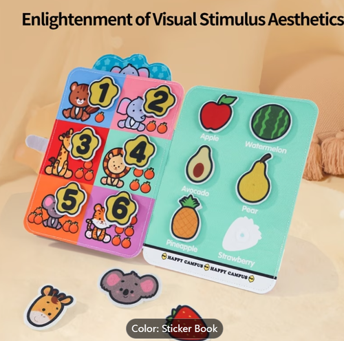 Reusable Baby Enlightenment Sticker Book