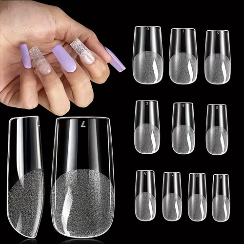 120pcs Semi-Matte Full Adhesive Transparent Box