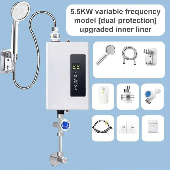 👍 Mini Instant Water Heater: The Ultimate Shower Essential🚿