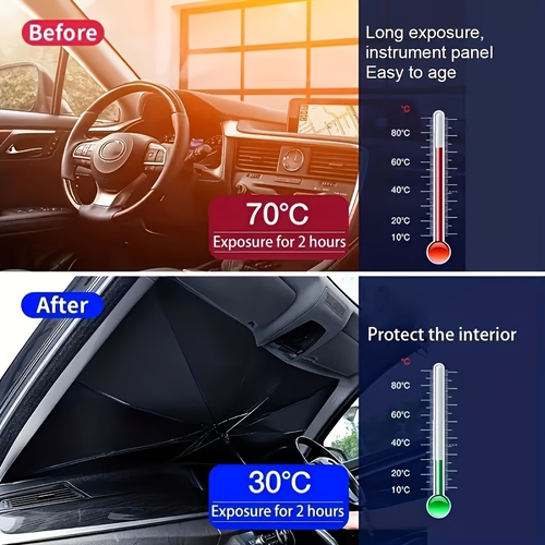 One-Piece Car Windshield Sunshade
