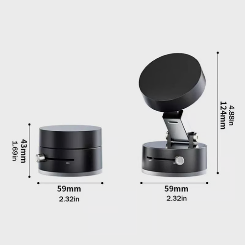 🎁 Vacuum Suction Magnetic Phone Stand
