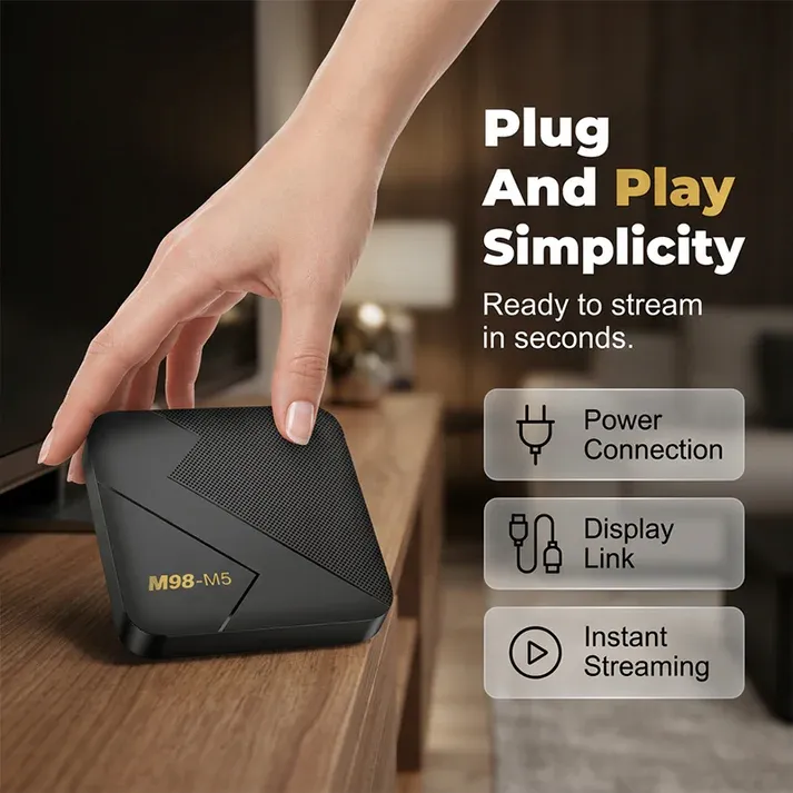 🍿 Smart Android TV Box with Bluetooth