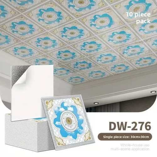 One set covers 9 square meters-3D self-adhesive wall tiles, peel-and-stick tile stickers, 30×30 cm,100PCS  2 mm thick waterproof and oil-proof
