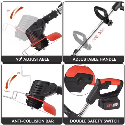 Sharp durable lawn mower 48v  machine + battery +Backup blades