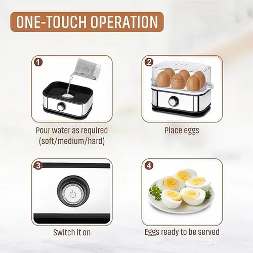 Multi-functional egg steamer