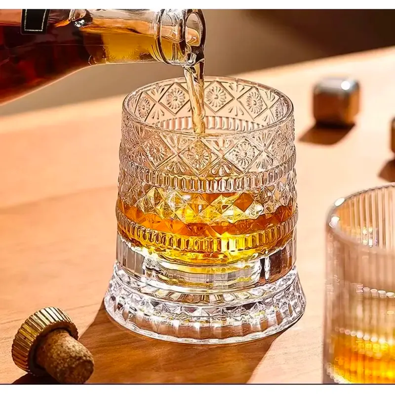 🔥360° rotating crystal wine glass🥃