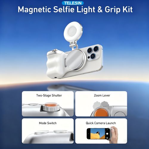Magnetic Smartphone Camera Grip