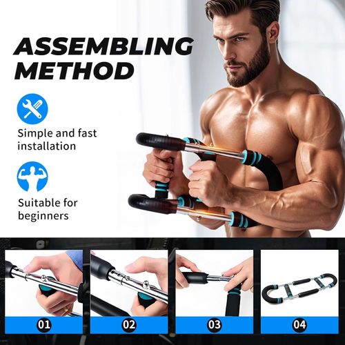 Adjustable Arm Strength Trainer - Portable Muscle Building Device
