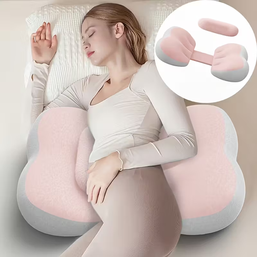 Butterfly-shaped Bed Waist Relaxation Pillow, Simple Crystal Velvet Maternity Pillow