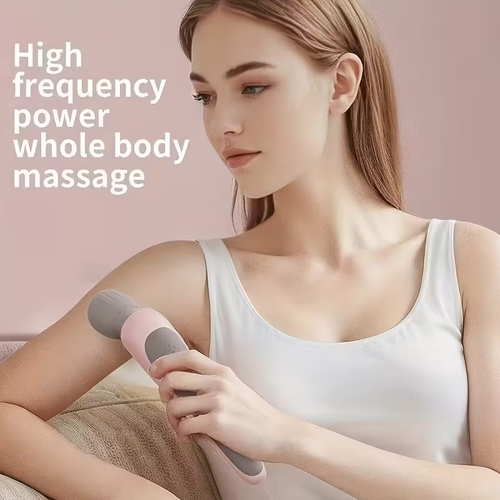 This Portable Electric Massager Features Rapid Vibration and USB Charging. with Five Adjustable Intensity Levels and High-frequency Relaxation Vibrations, It Makes an Ideal Holiday Gift