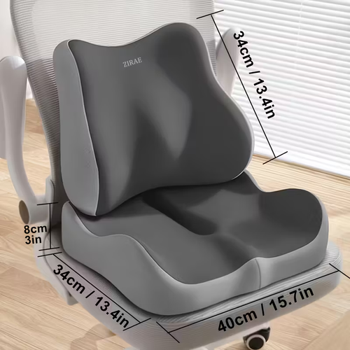 Car Seat Cushion, Lumbar Support Cushion, Ergonomic Memory Foam Cushion
