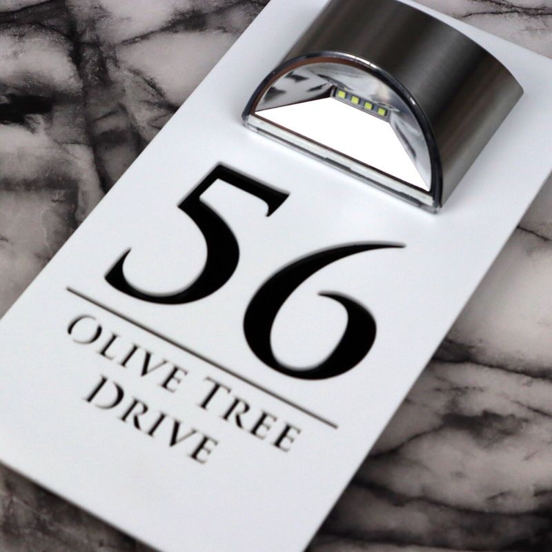 Personalisierte Solarlicht-Laserschnitt-Hausplatte