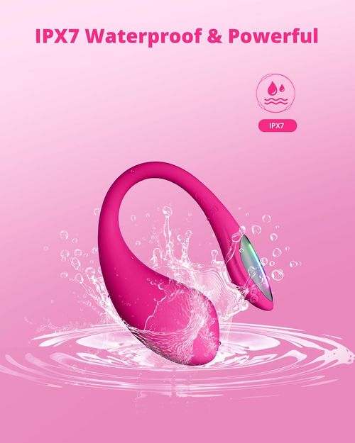 LOVENSE Wearable Lush 4.0 G-spot Bullet Vibrator, Bluetooth Remote Control Sex Toys for Women Female Couples Pleasure Tools